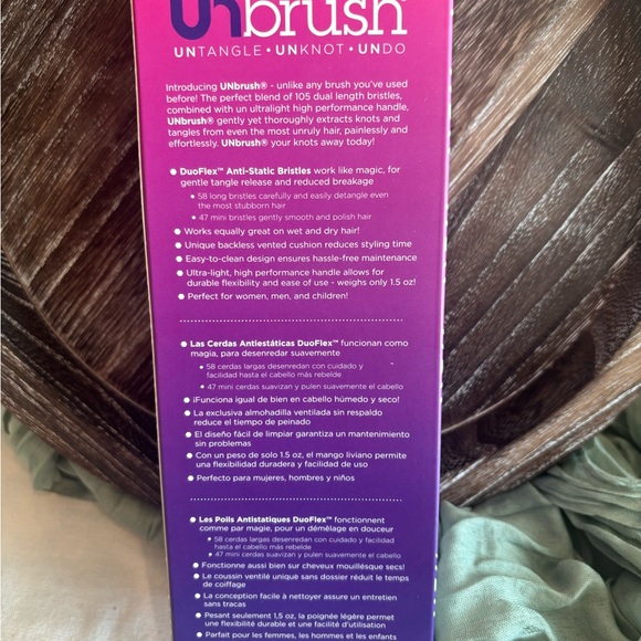 FHI Heat UNBrush Detangling Brush Set • 2 Piece • Hair Brush • Detangle Brush - Picture 5 of 6